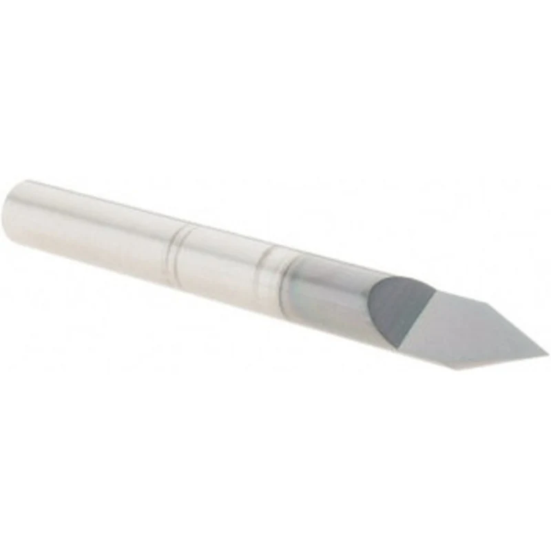 Scientific Cutting Tools 40 1/4 Shank Diam, 0.009 Cut Diam, 2-1/2 OAL Conical Point Engraving Cutters AlTiN+ Finish, ...